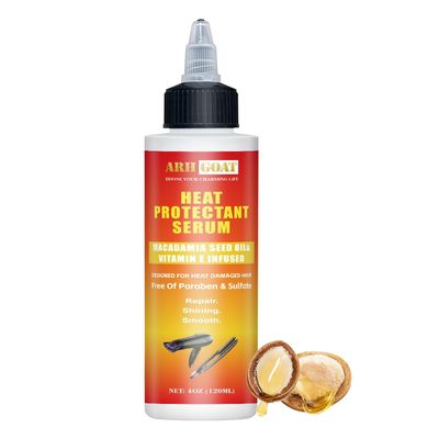 ARHGOAT 4oz Heat Protection Hair Serum, Thermal Protection Ultra Shine Oil Serum, Protects Hair form Heat Damage, Anti Frizz Strengthening Hydrating