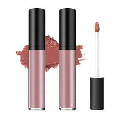 Ehucaow Facetlty Staining Lip Oil, 12 Colors Cream Texture Lipstick, Long-Lasting Moisturizing, Matte, Light and Not heavy, Smooth Application, Long-lasting Color (7 Truffle)