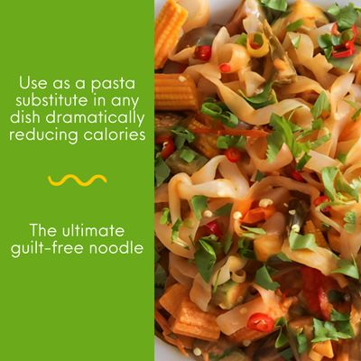 Miracle Noodle Shirataki Fettuccini, Gluten-Free, Zero Carb, Keto, Vegan, Soy Free, Paleo, Blood Sugar Friendly, 7oz (Pack of 6)