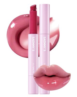 THESAEM Saemmy&#39;s Syrup Shot Melting Balm - Plumping Lip GLoss Lipstick for Glazed Shine Lips - Korean Lip Makeup - Long Lasting Moisturizing, 0.06oz. (04 Grape Jam)