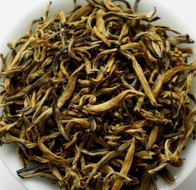 MeiMei Fine Teas - Yunnan Golden Buds Gongfu Black Tea Top Grade Dian Hong Jing Ya - Chinese Loose Leaf - Mellow Malty Floral Peach Melon Creamy (50g/1.76oz)
