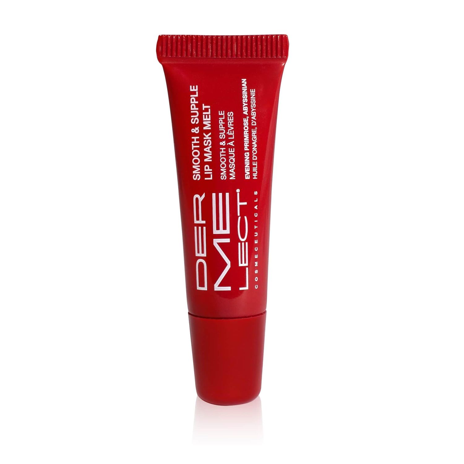 Dermelect Smooth &amp; Supple Lip Mask Melt Anti Aging Lip Balm Travel Size, Hydrating &amp; Replenishing for Dryness Chapped Lips Flakiness Cracked Skin 0.17 oz