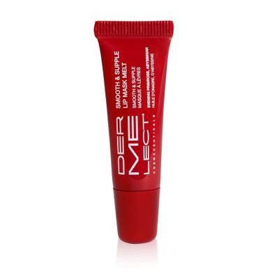 Dermelect Smooth &amp; Supple Lip Mask Melt Anti Aging Lip Balm Travel Size, Hydrating &amp; Replenishing for Dryness Chapped Lips Flakiness Cracked Skin 0.17 oz