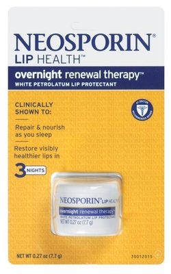 Neosporin Overnight Lip Health Renewal Therapy 0.27 Ounce Jar (8ml) (6 Pack)