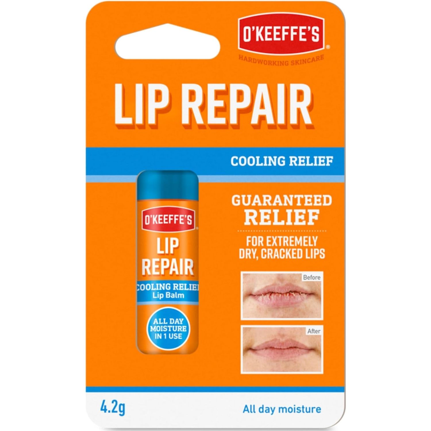 O&#39;Keeffe&#39;s Lip Repair, All-Day Moisture, Cooling Relief Lip Balm - 3 Pack