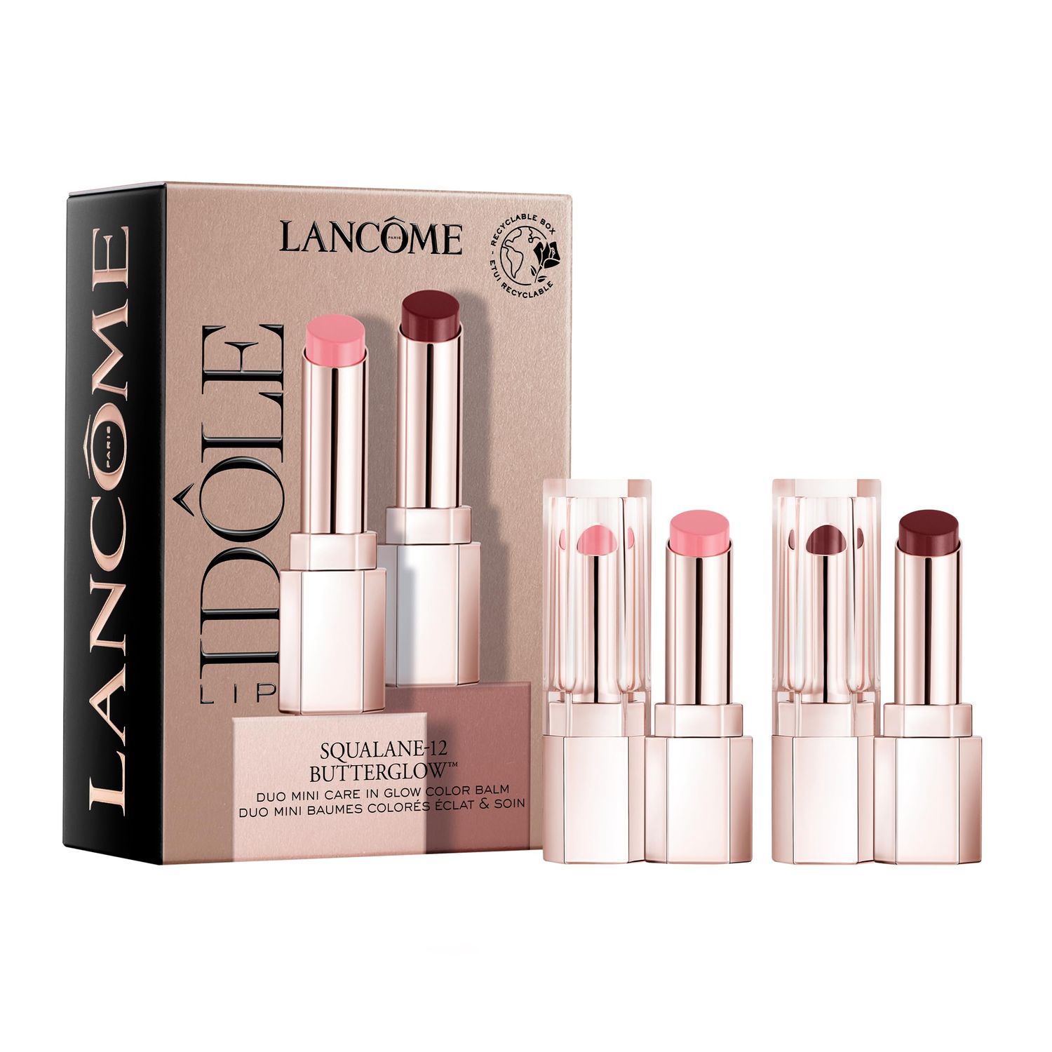Lip Idle Butterglow Mini Lip Balm Gift Set - 2 Mini Hydrating Butterglow Lip Balms