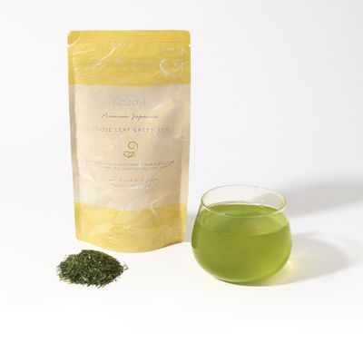 Japanese Green Tea Co. Nozomi Japanese Green Loose Leaf Tea - 3.5 Oz (100g) - Covered Tea, Kabusecha, Kabuse Fukamushi Sencha - Single-origin from Shizuoka, Rich in Antioxidants