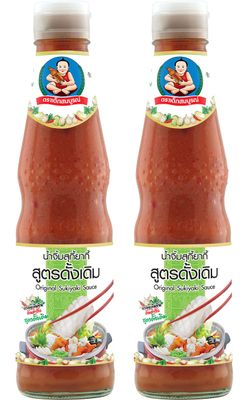 Healthy Boy Thai Sukiyaki Sauce (Original Style), 12 Ounces, Product of Thailand (Pack of 2)