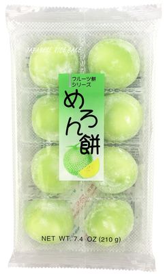Japanese Fruits Daifuku Mochi (Rice Cake)- Melon Flavor