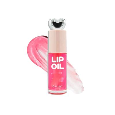 C-LUX Lip Oil Heart - Dreamy | Hydrating Lip Oil | Glossy Finish | Non-Sticky Formula | Cruelty-Free &amp; Paraben-Free | Lightweight Formula | 10ml