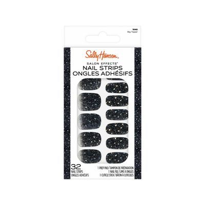 Sally Hansen Salon Effects, Big Tipper, Nail Strips, No UV Light Needed, No Dry Time, Long-Lasting, Non-Damaging, No Chipping