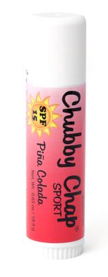 Chubby Chapstick - Jumbo Natural Chapstick SPF 15 - .5 Ounce Lip Balm (Pina Colada)