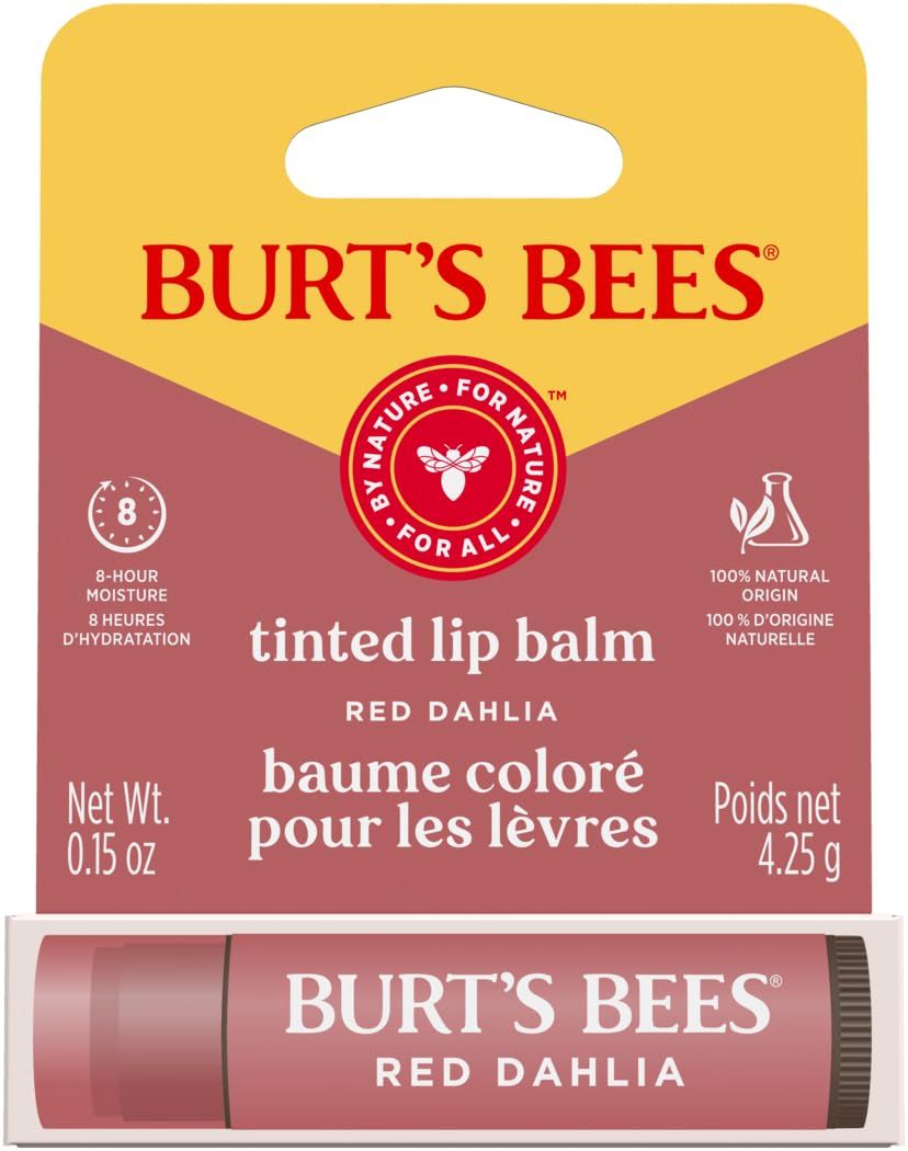 Burt&#39;s Bees Tinted Lip Balm Red Dahlia Blister 0.15oz