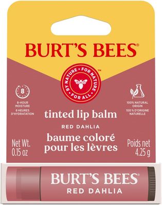 Burt&#39;s Bees Tinted Lip Balm Red Dahlia Blister 0.15oz