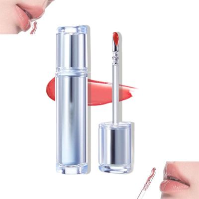 Judydolll Ice Watery Lip Gloss, Ice Iron Tinted Lip Tint, Jelly Hydrating Lip Gloss, Long-Lasting Lightweight Lip Tint (07)