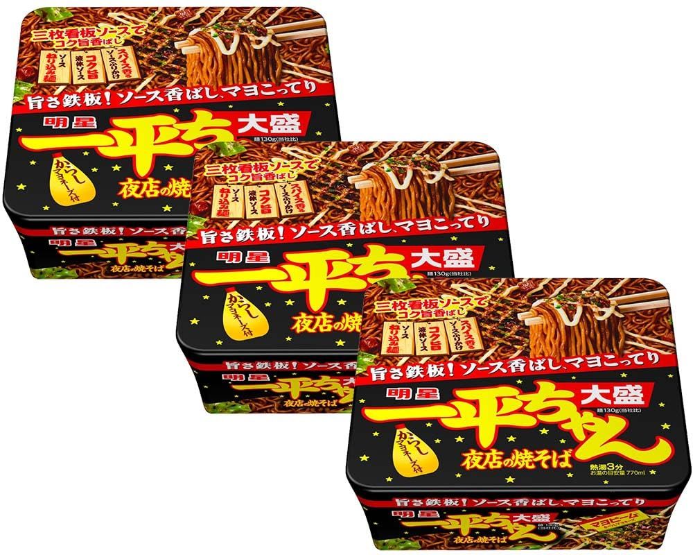 Myojo &quot;Ippeichan&quot; Yakisoba big size Japanese Style Instant Source Fried Noodles 3 With MAIKO sticker Pio big bazar