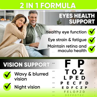 NutraPro Eye Health &amp; Vision Support-Eye Supplements for Adults with Lutein Eye Vitamins for Macular Health, Eye Vision, Eye Strain, and Fatigue.with Zinc and Vitamin A to Support Sharp Vision.