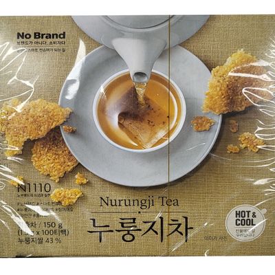 GASHINA STORY Scorched Brown Rice Chip Nurungji Tea 100 Tea Bags Solomon's Seal Tea 100 Natural Premium Korean Herbal Caffeine-free Healthy Drink and Gift Made in Korea