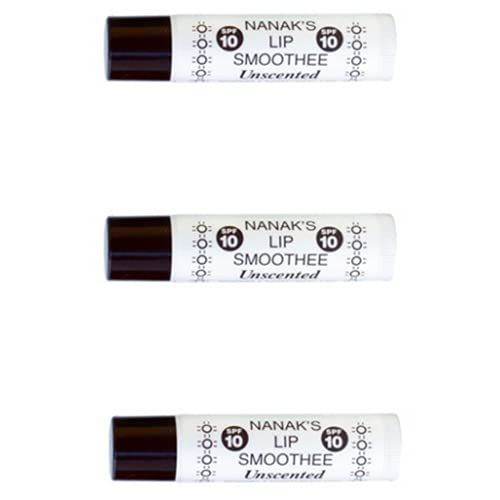 Nanak&#39;s Lip Smoothees- Unscented - .18 oz. - 3 Pack!