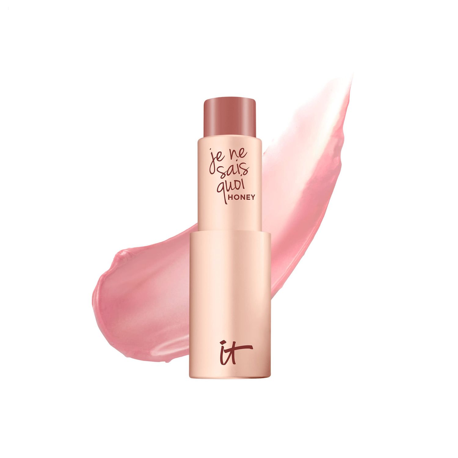 IT Cosmetics Je Ne Sais Quoi Lip Treatment - Anti-Aging Lip Balm - Reacts with Your Lips to Create a Customized Color - With Essential Oils &amp; Antioxidants - 0.11 oz (Honey)