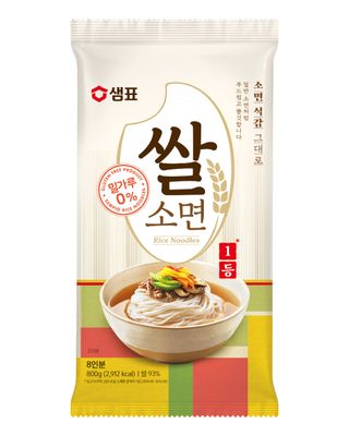SEMPIO Rice Noodles - 93 Rice-Based, Gluten-Free, Pasta Alternative, Perfect for Clean Eating, Korean Somen - Thin &amp; Soft, Ideal for Healthy Ramen, Guksu, Udon (28.2oz / 800g, Allergen-Friendly)