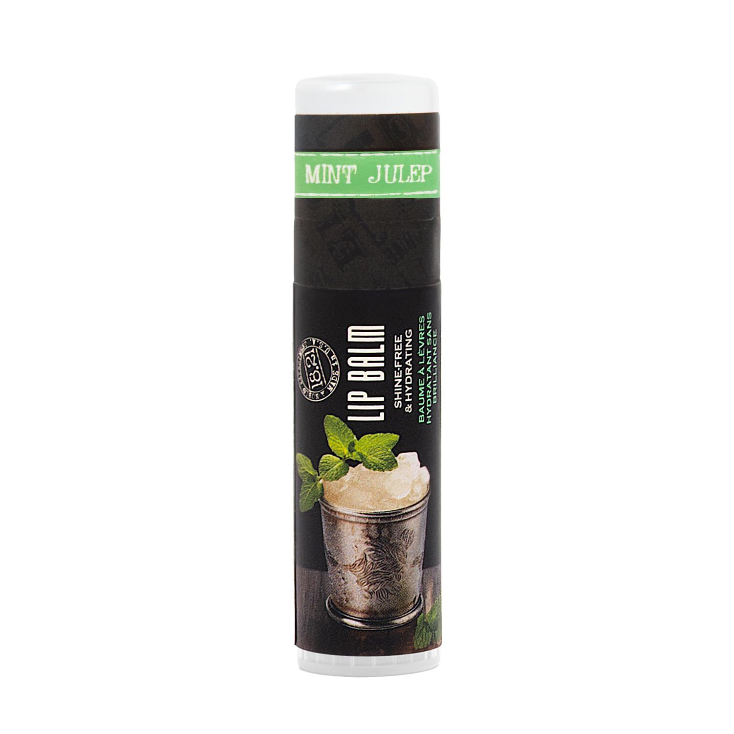 18.21 Man Made Lip Balm - Mint Julep Flavor, Lip Protectant Hydrates &amp; Moisturizes with Beeswax, Cocoa Butter &amp; Vitamin E - For chapped and dry lips