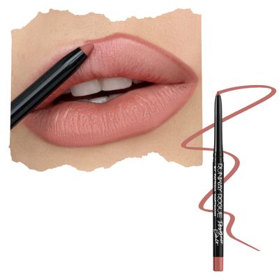Runway Rogue Designer Liner Lip Pencil, Matte Spiced-Nude Lip Liner Pencil and Lip Liner Sharpener, Nude Awakening&#39;