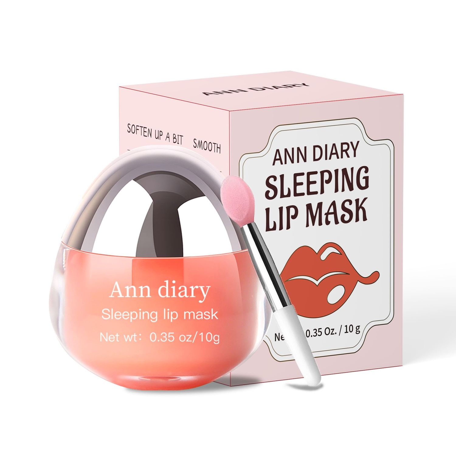 Ann Diary Sleeping Lip Mask: Nourish,Dry Lips,Hydration,Moisturizing for Cracked Lips,Visibly Plumps &amp; Softens,Long-lasting Moisture to Soothe Dry Chapped Lips 10G|0.35 oz
