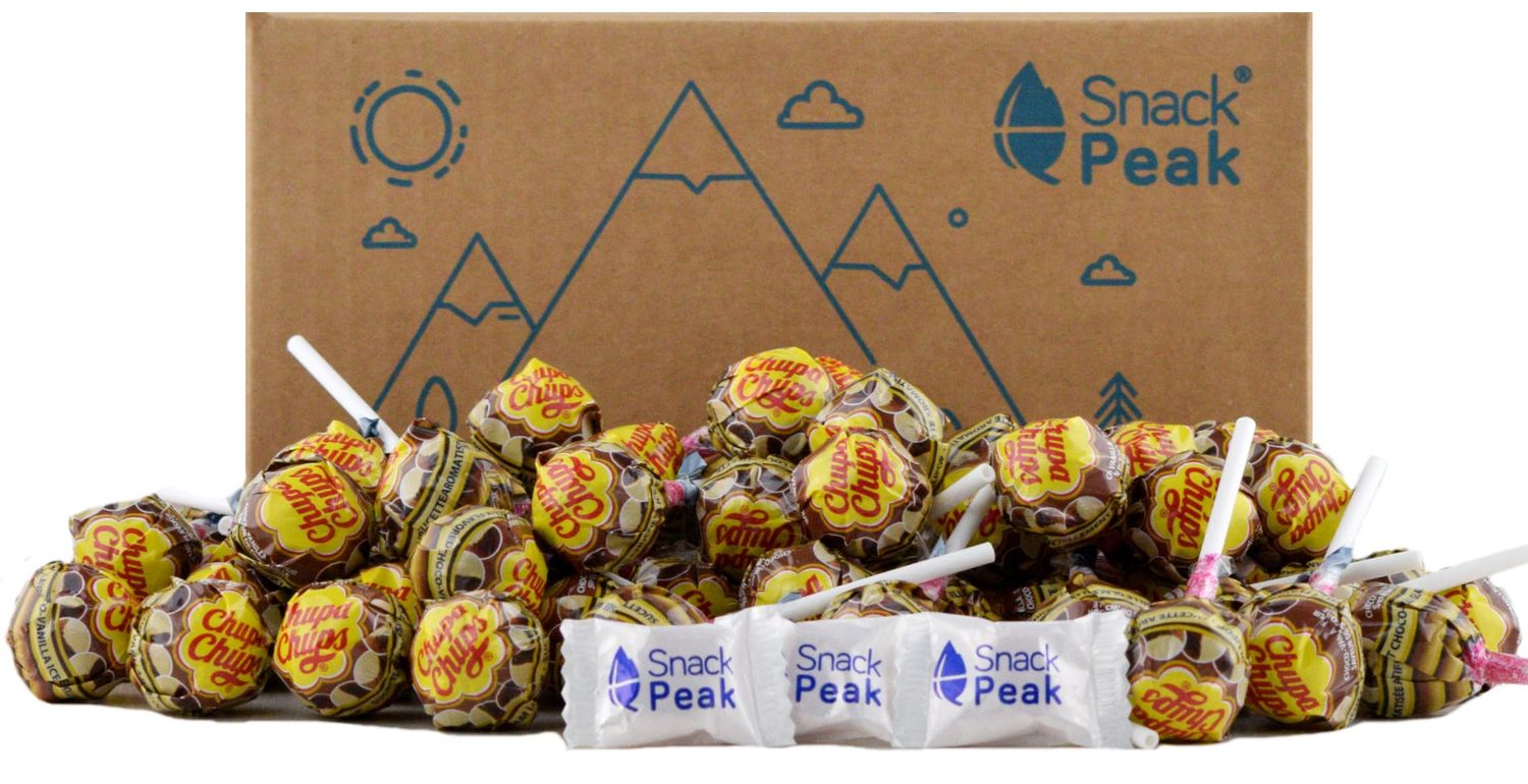 Lollipop Snack Peak Gift Box 2 lb (Choco Vanilla (Approx 70 pops))