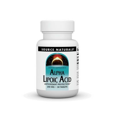Source Naturals Alpha Lipoic Acid, 200 mg - 30 Tablets