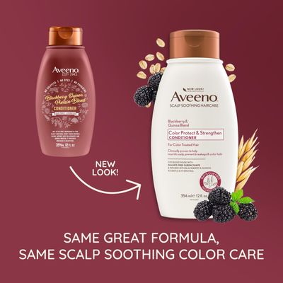 Aveeno Color Protect &amp; Strengthen Blackberry &amp; Quinoa Conditioner (12 Fl Oz)