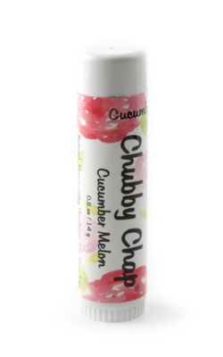 Chubby Jumbo Natural Chapstick - .5 Ounce Lip Balm (Cucumber Melon)