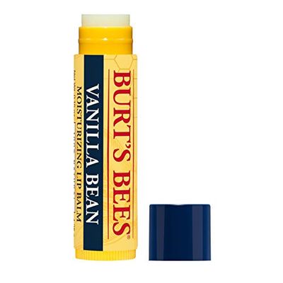Burt&#39;s Bees 100 Natural Moisturizing Lip Balm, Vanilla Bean, 1 Tube