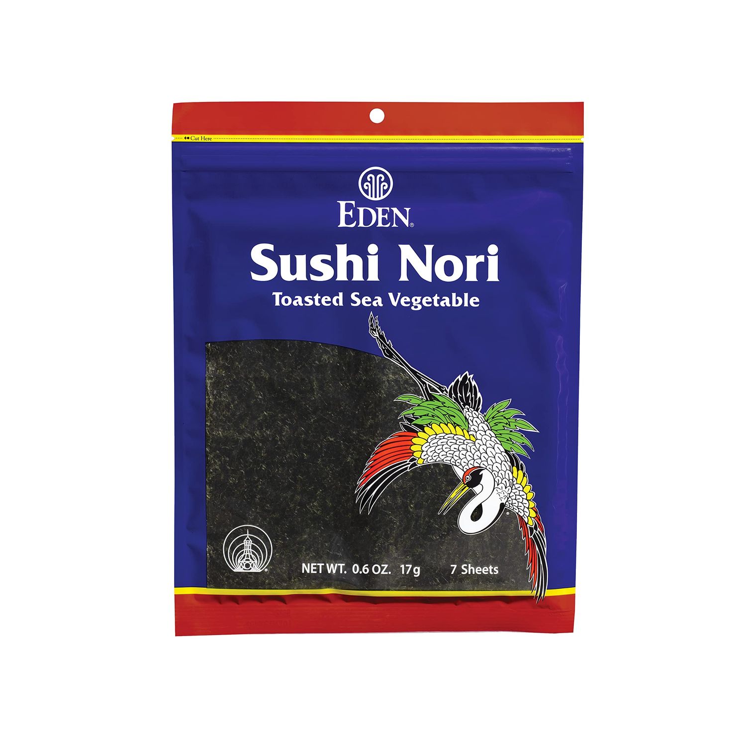 Eden Foods Nori Sushi Toasted 7 Sheets, 0.6 oz