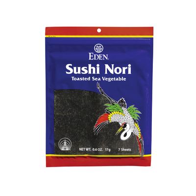 Eden Foods Nori Sushi Toasted 7 Sheets, 0.6 oz