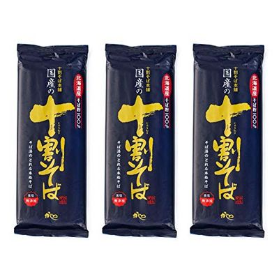 100 Buckwheat Dried Juwari Soba Noodles(3-Pack), No Wheat Flour, All ingredients from Japan 7.05 oz