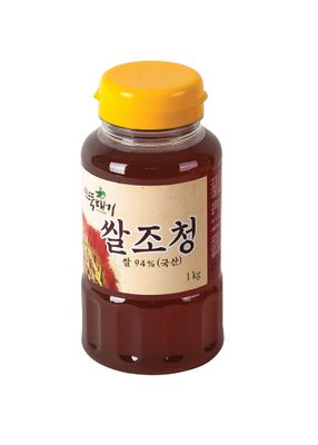 100 Korean Traditional Rice Syrup Jocheong 1kg / 2.2Lb Sweetener