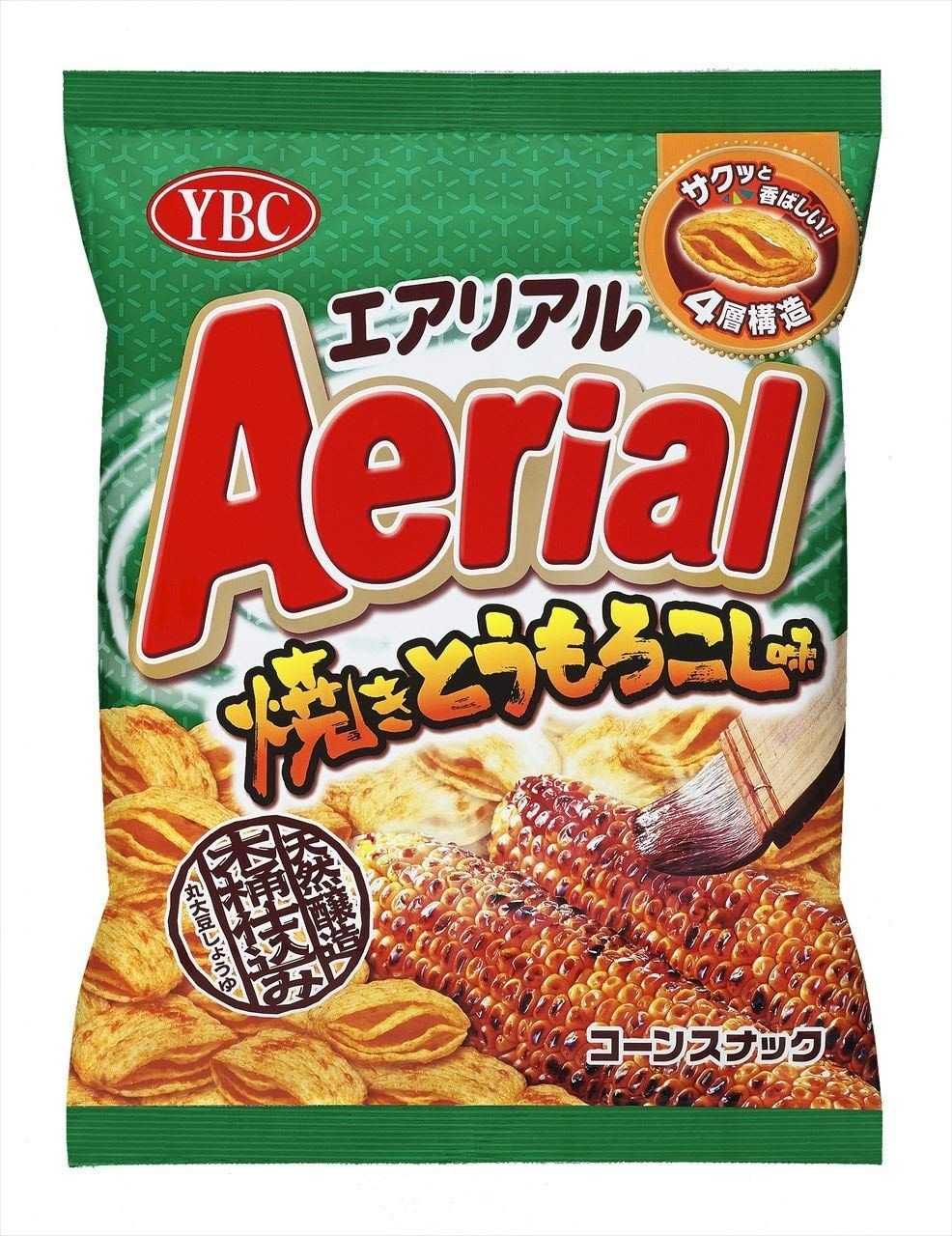 Aerial Baked Corn Taste 2.5oz 3pcs Japanese Snacks YBC Yamazaki Biscuits Ninjapo