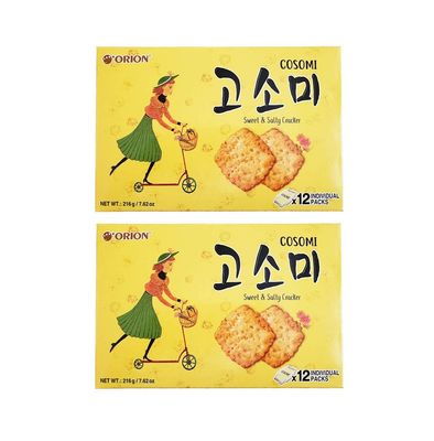 Orion Cosomi Sweet &amp; Salty Crackers (2 Pack, Total of 432g)