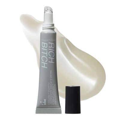 Freck Beauty RICH Beotch Nourishing Plant Peptide Lip Balm - Moisturizing Lip Treatment, Sheer Hydration Infused with Jojoba Seed, Castor Seed and Prickly Pear. Clear Shade