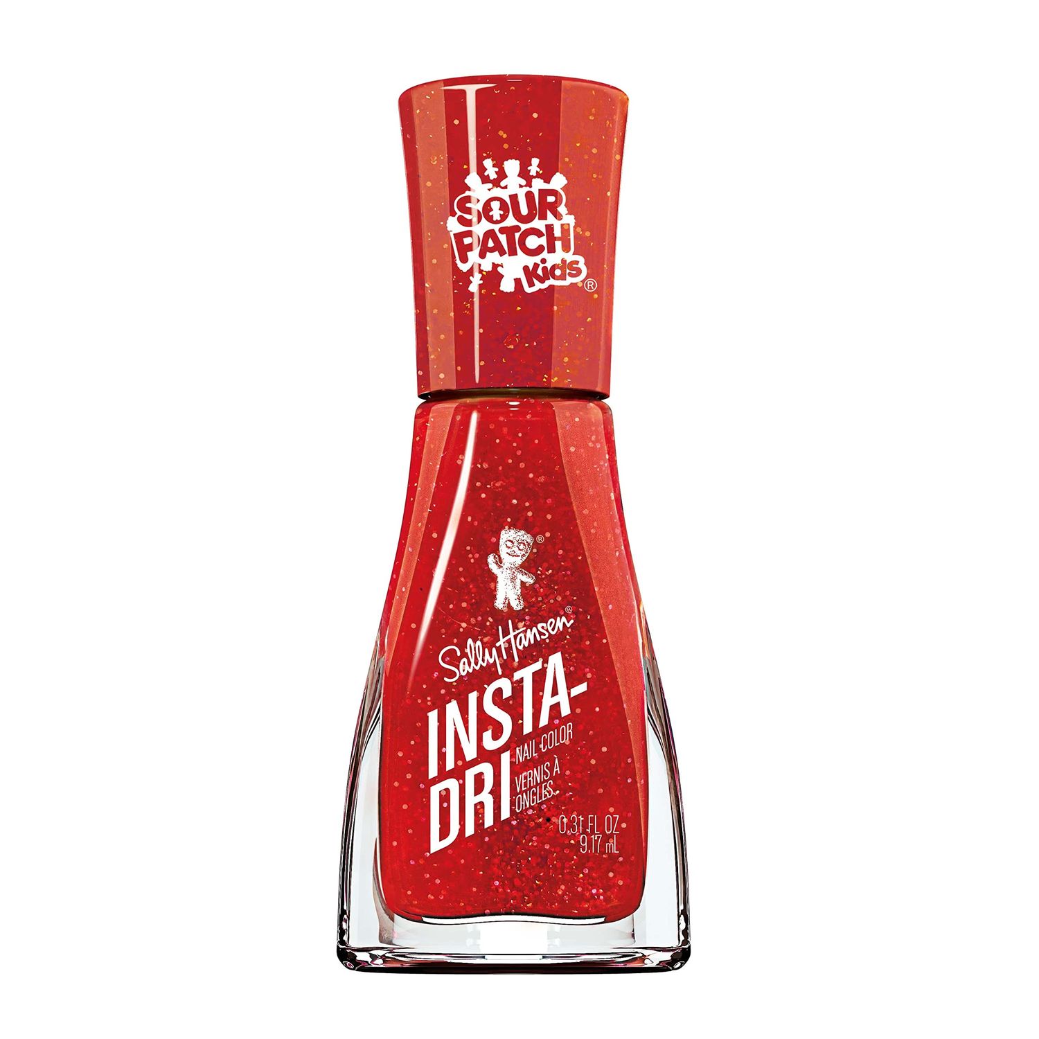 Sally Hansen Insta-Dri x SOUR PATCH KIDS Polish, REDBERRY, .31 fl oz