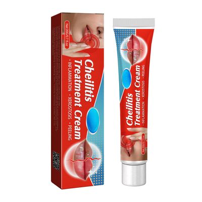 Dry Cracked Lips - Natural Healing Lip Balm, Organic All-Day Moisture Cheilitis Treatment Cream - Men, Women &amp; Children, Dermatologist Recommended