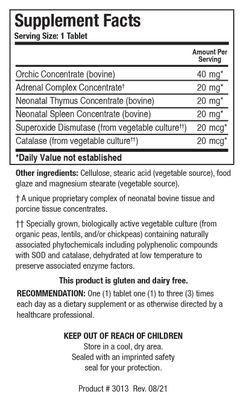 Biotics Research CytozymeM Male Glandular Combination Formula, Male Hormone Support, Healthy Endocrine Function, SOD, Catalase, Potent Antioxidant Activity, 60 Tablets