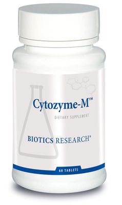 Biotics Research CytozymeM Male Glandular Combination Formula, Male Hormone Support, Healthy Endocrine Function, SOD, Catalase, Potent Antioxidant Activity, 60 Tablets