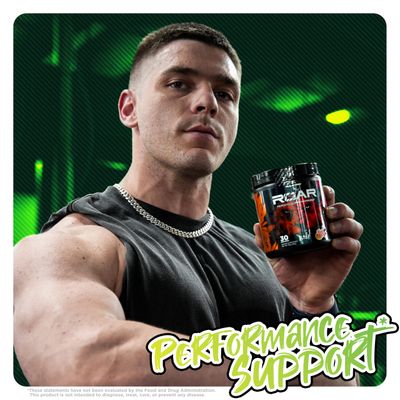 Rule 1 R1 Roar - Pre-Workout Powder with Creatine, Beta-Alanine, Citrulline, Electrolytes &amp; Caffeine (Servings, Lemon Lime)