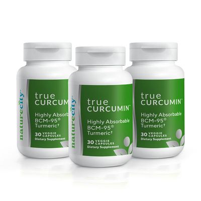 NatureCity True-Curcumin Turmeric Supplement | Non-GMO Tumeric and Curcumin 500mg Curcuma Capsules Vitamin Supplements | Up to 700 Increase in Absorption (90 Day Supply) | Supports Joints