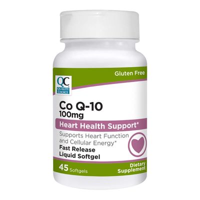 Quality Choice CoQ10 100mg Softgels - 45 Day Supply of Coenzyme Q10 Supplement Support. Rapid Dissolve Formula for High Absorption. Gluten Free, No Preservatives, No Added Colors or Flavors