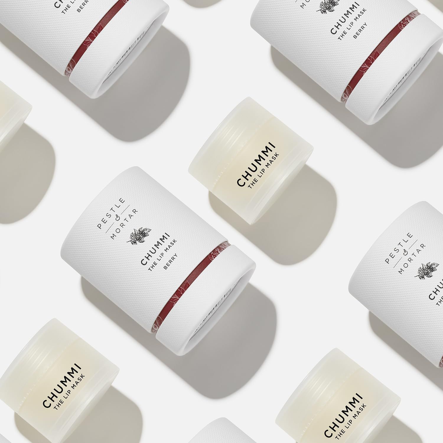 CHUMMI LIP MASK - skincare for your lips - Luxurious overnight lip treatment in coconut, berry, and vanilla, blended with lip-softening plant butters and exfoliating berry extracts. (20g, Berry)