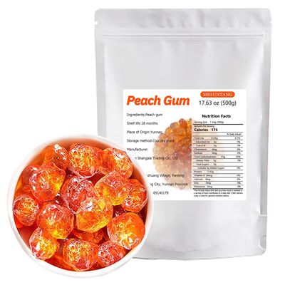 Peach Gum 17.63 oz Edible Peach Tao Jiao Dried Food Tao Jiao Dried