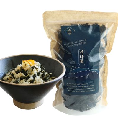 KorGourmetta | Korean Dried Gondre 100g - From Jeongseon, Gangwon Province - Gondre Namul, Gondre Rice, Rice Topping for Bibimbap - Korean Food Ingredient | (Gondre)